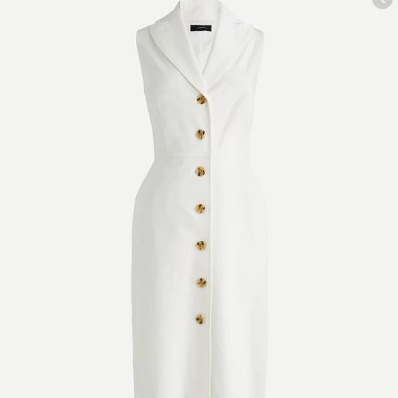 J. Crew Dresses & Skirts - ❌SOLD❌J  Crew Blazer-dress Ivory Size 10